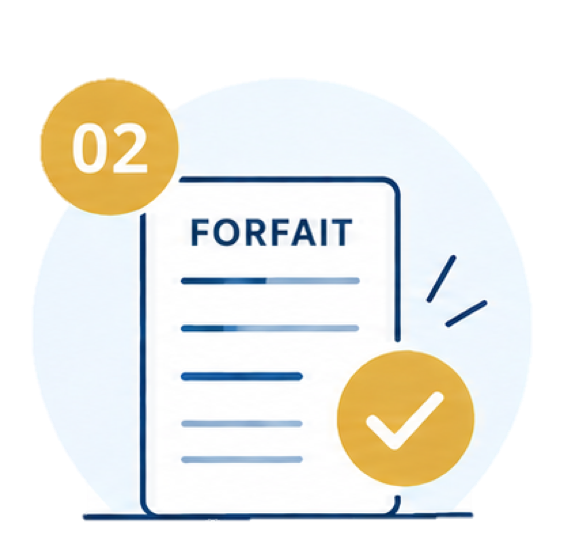 Choix du forfait administratif adapté à la mission
